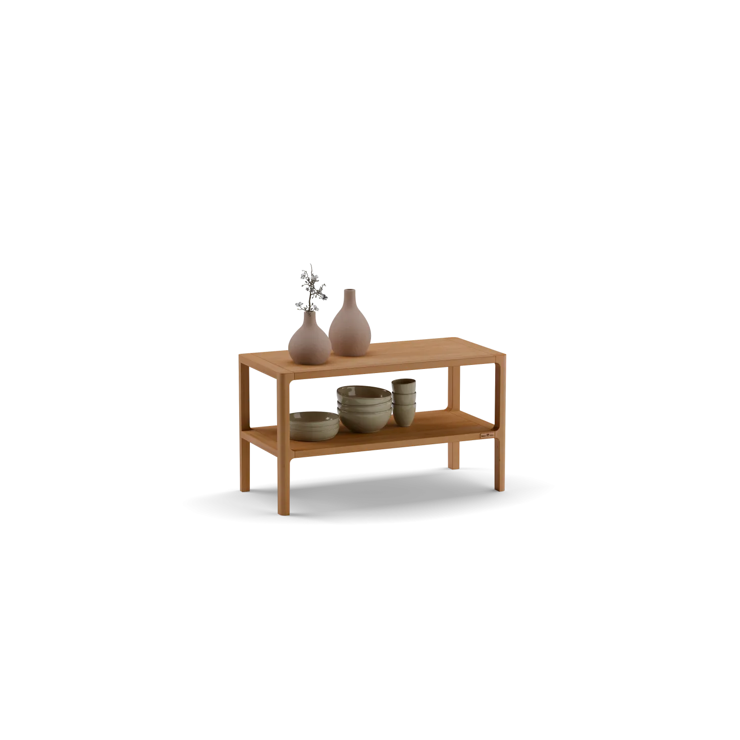 Regal Tenso(Buche, 2 Fächer, 70cm)
