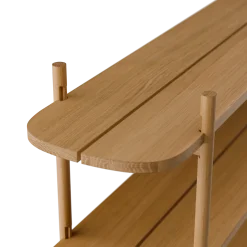 Regal Tonda(Buche, 4 Fächer)