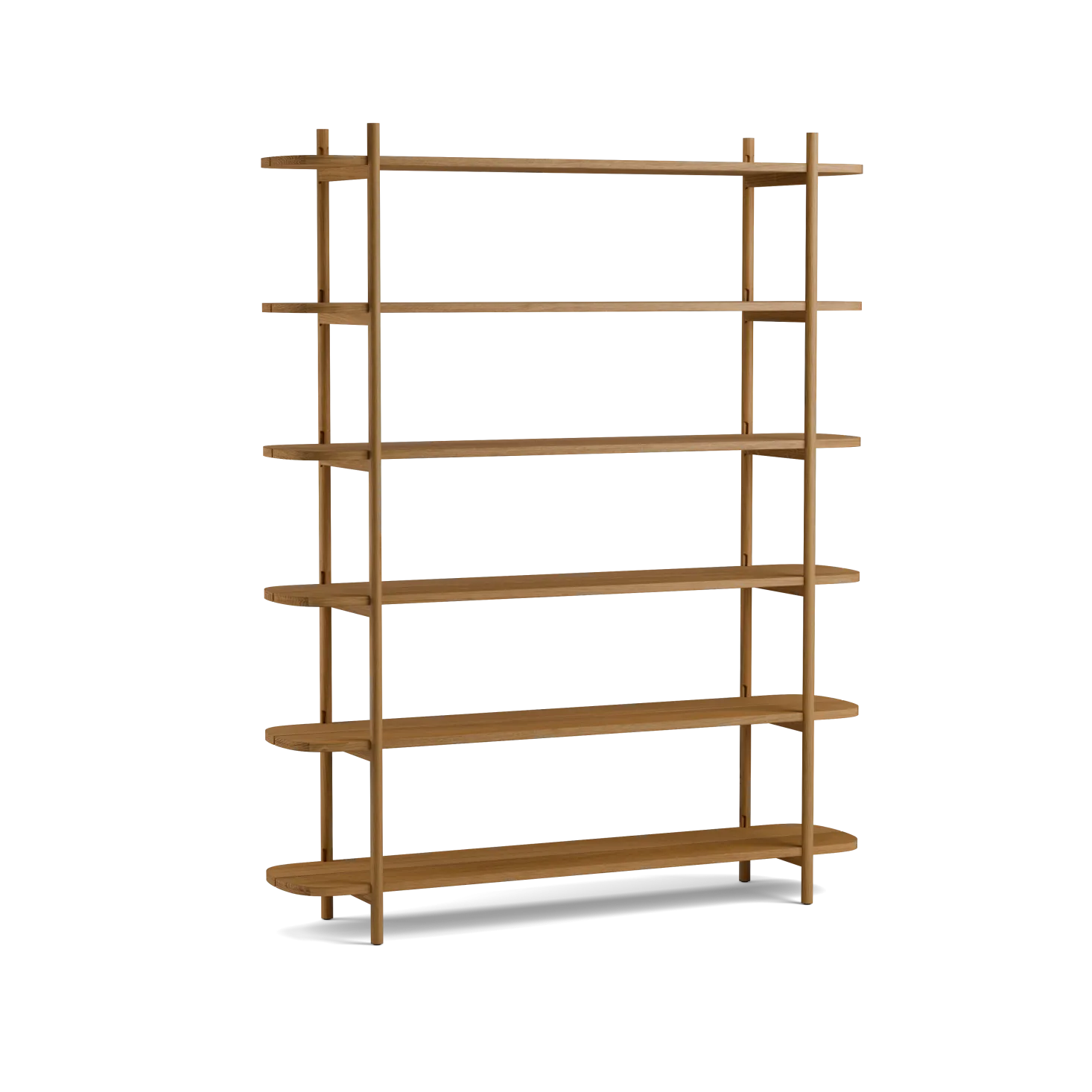 Regal Tonda(Eiche, 6 Fächer)