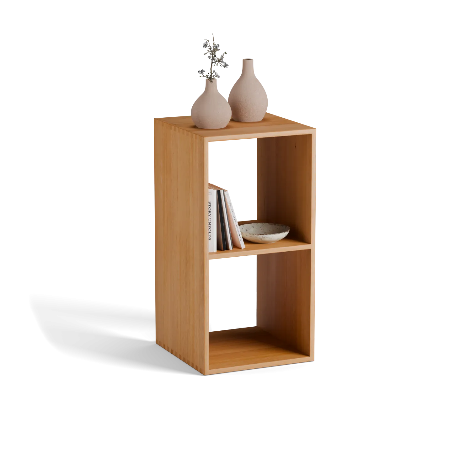 Regal Yunit Pur(Buche, 1 x 2 Fächer)