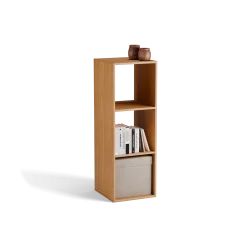 Regal Yunit Pur(Buche, 1 x 3 Fächer)