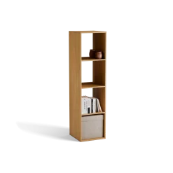 Regal Yunit Pur(Eiche, 1 x 4 Fächer)