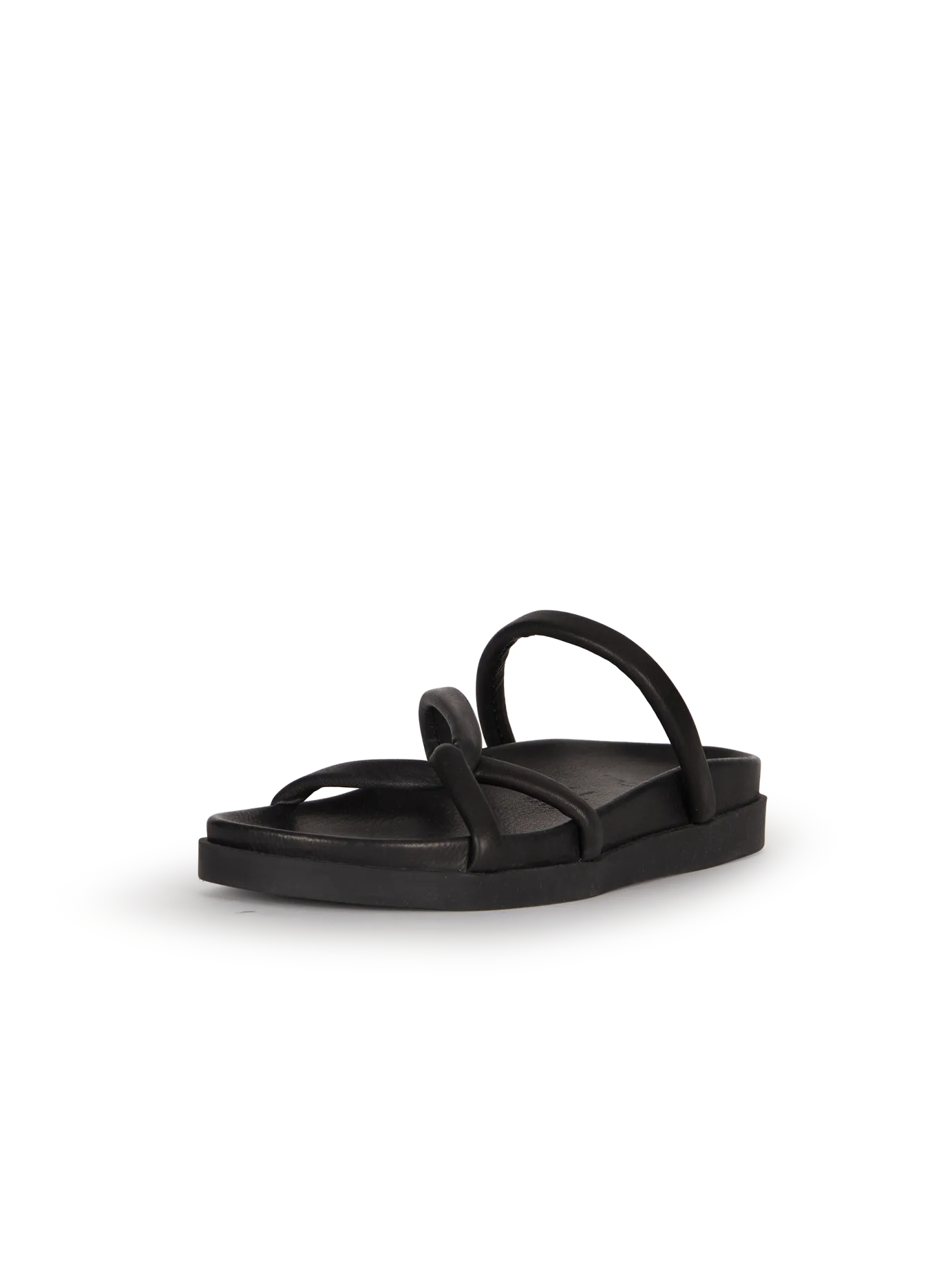 Riemchensandale aus Bio Leder(schwarz, 38)