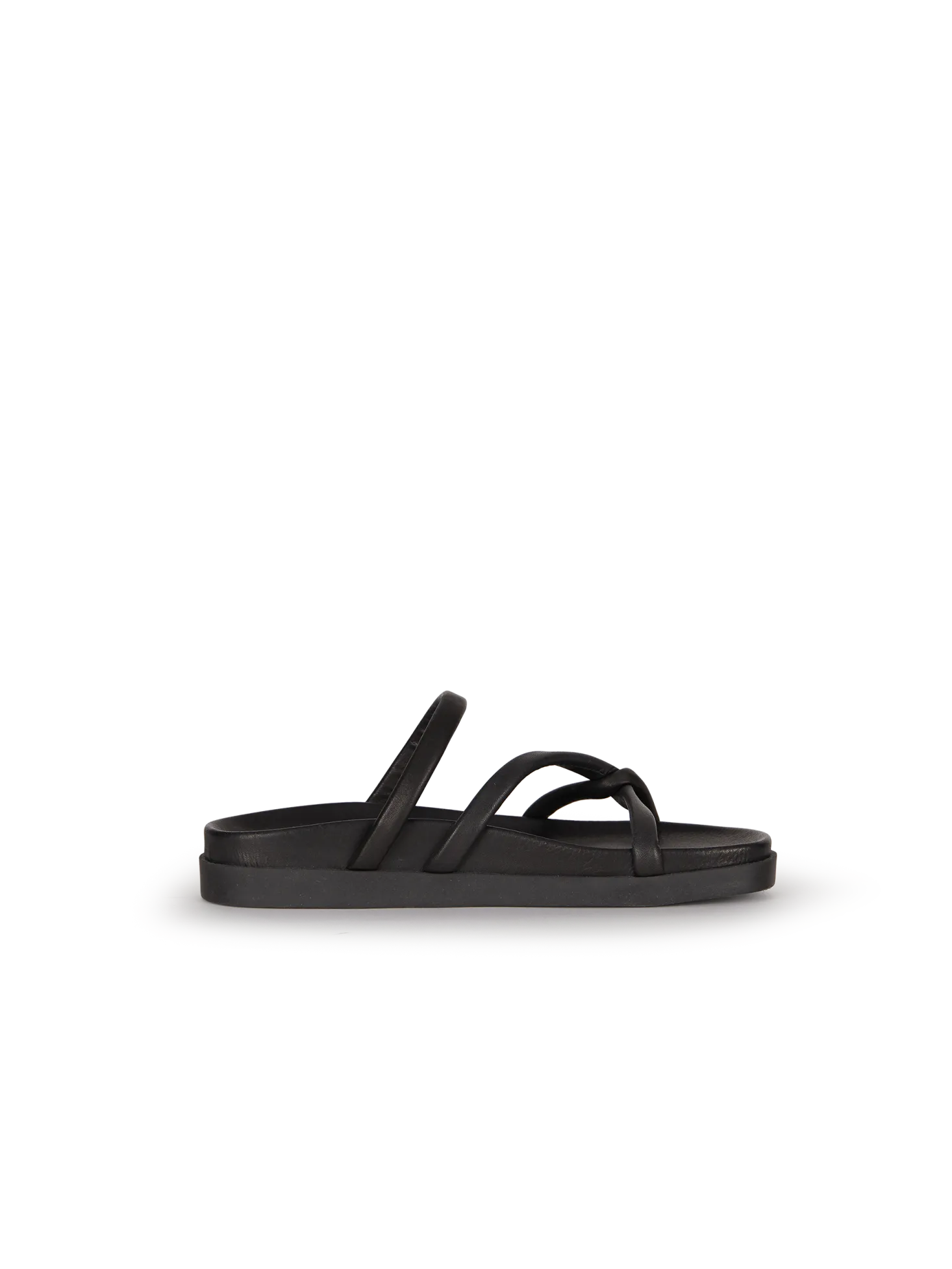 Riemchensandale aus Bio Leder(schwarz, 38)