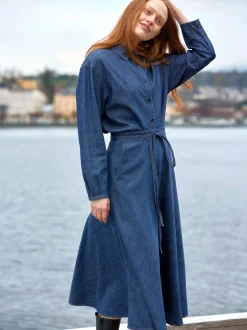 Rock aus Bio-Baumwolle(dark denim, 42)