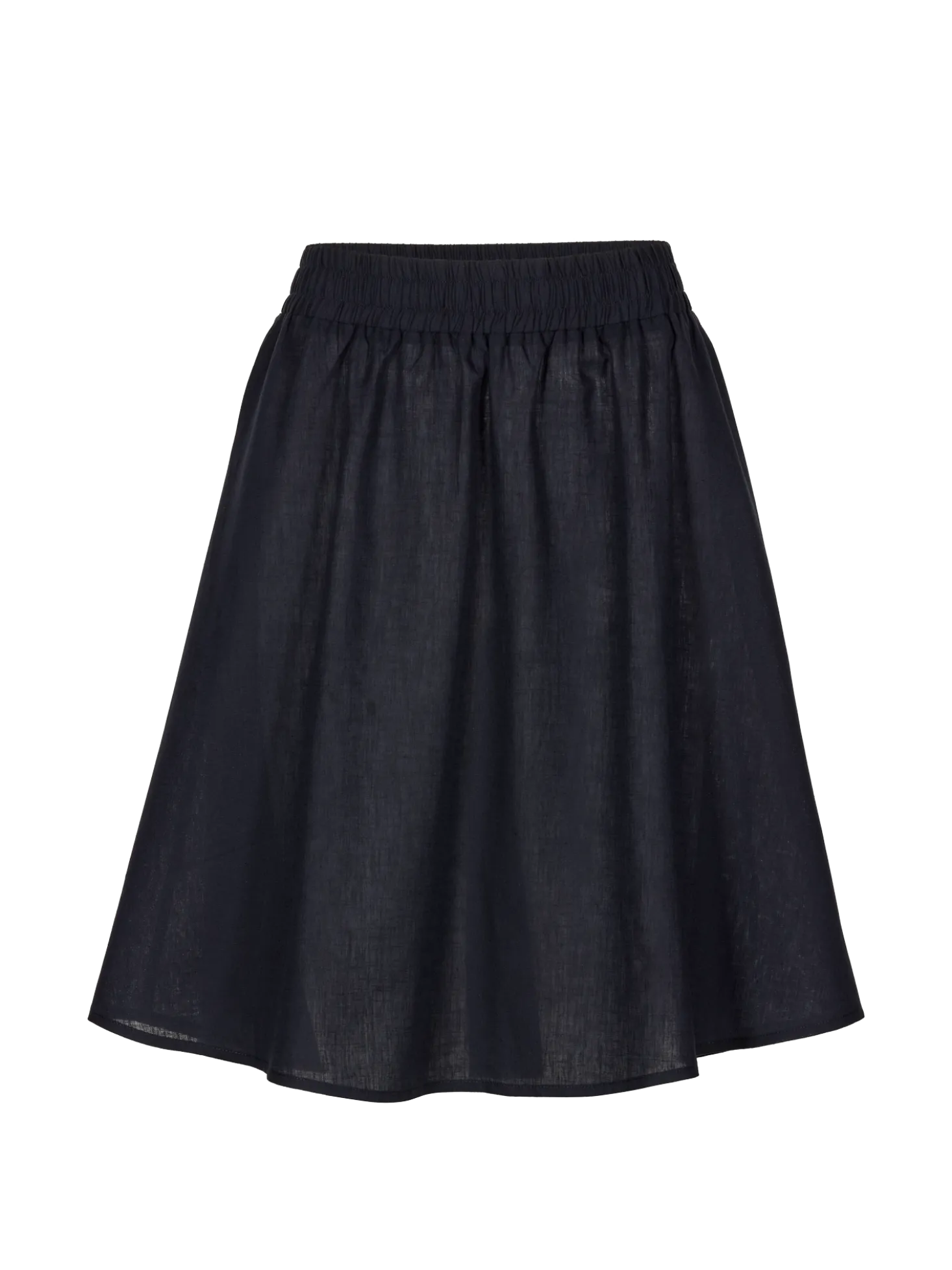 Rock aus Bio-Baumwolle und Leinen(navy, 36)