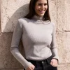 Rollkragenshirt aus Bio Baumwolle/Wolle(chocolate melange, 40)