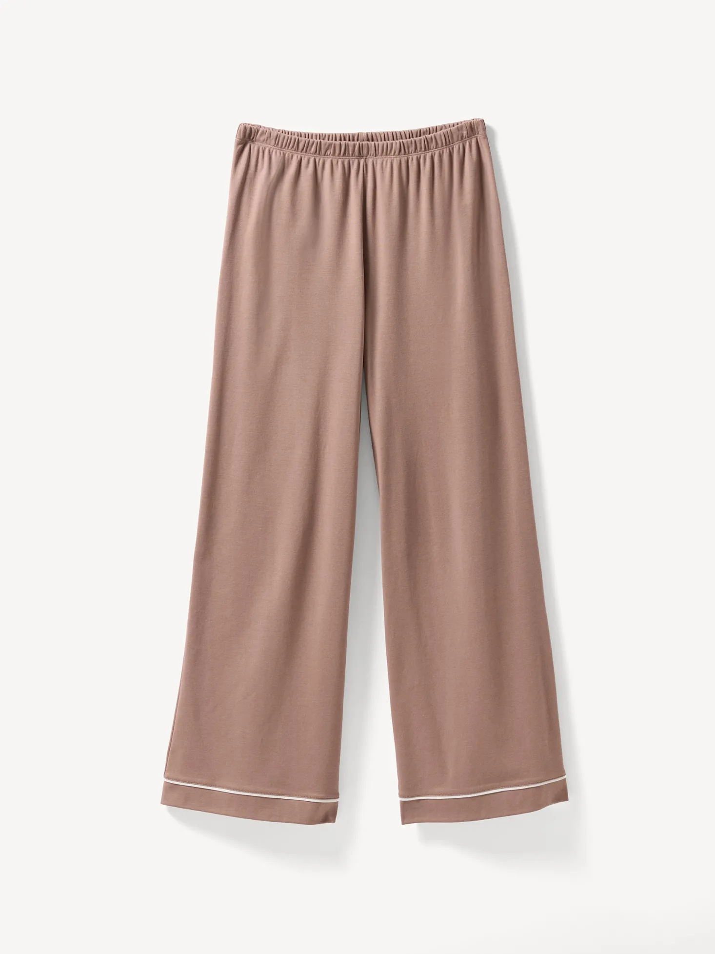 Schlafhose lang aus Bio Baumwolle(kaffee, XS)