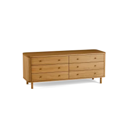 Schrank Tonda 6 LadenB 149,6x T 50x H 59,1 cm, (Eiche)
