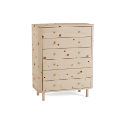 Schrank Tonda 6 LadenB 80 x T 42 x H 101,4 cm (Zirbe)