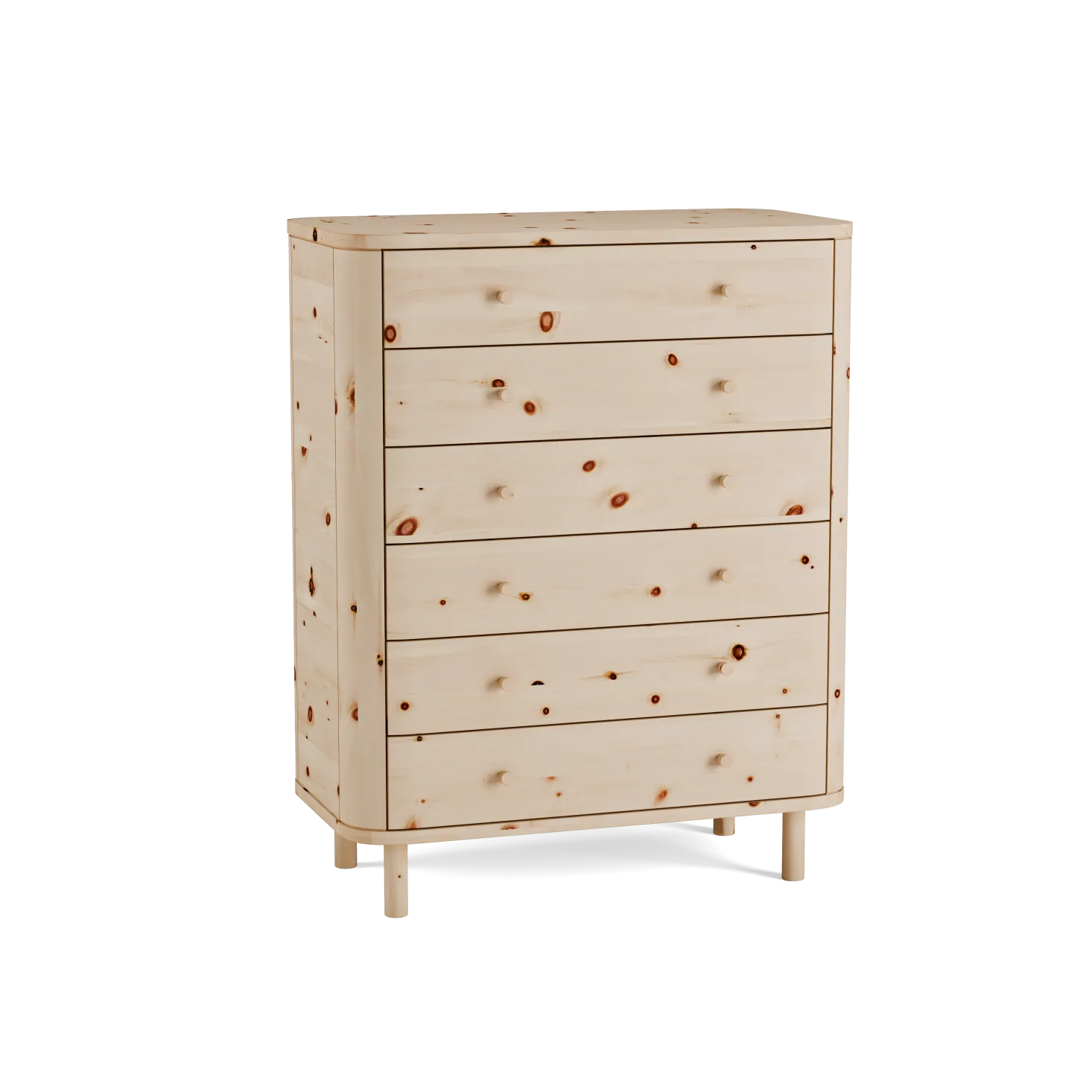 Schrank Tonda 6 LadenB 80 x T 42 x H 101,4 cm (Zirbe)