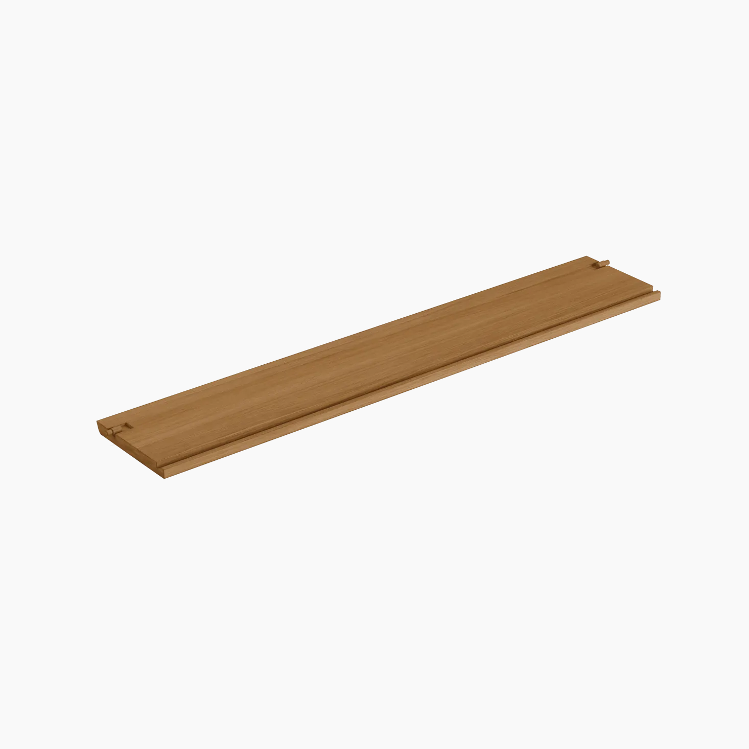 Schreibtisch Pureto Deckplatte B 93,5 x T 17,2 x H 1,8 cm (Eiche)
