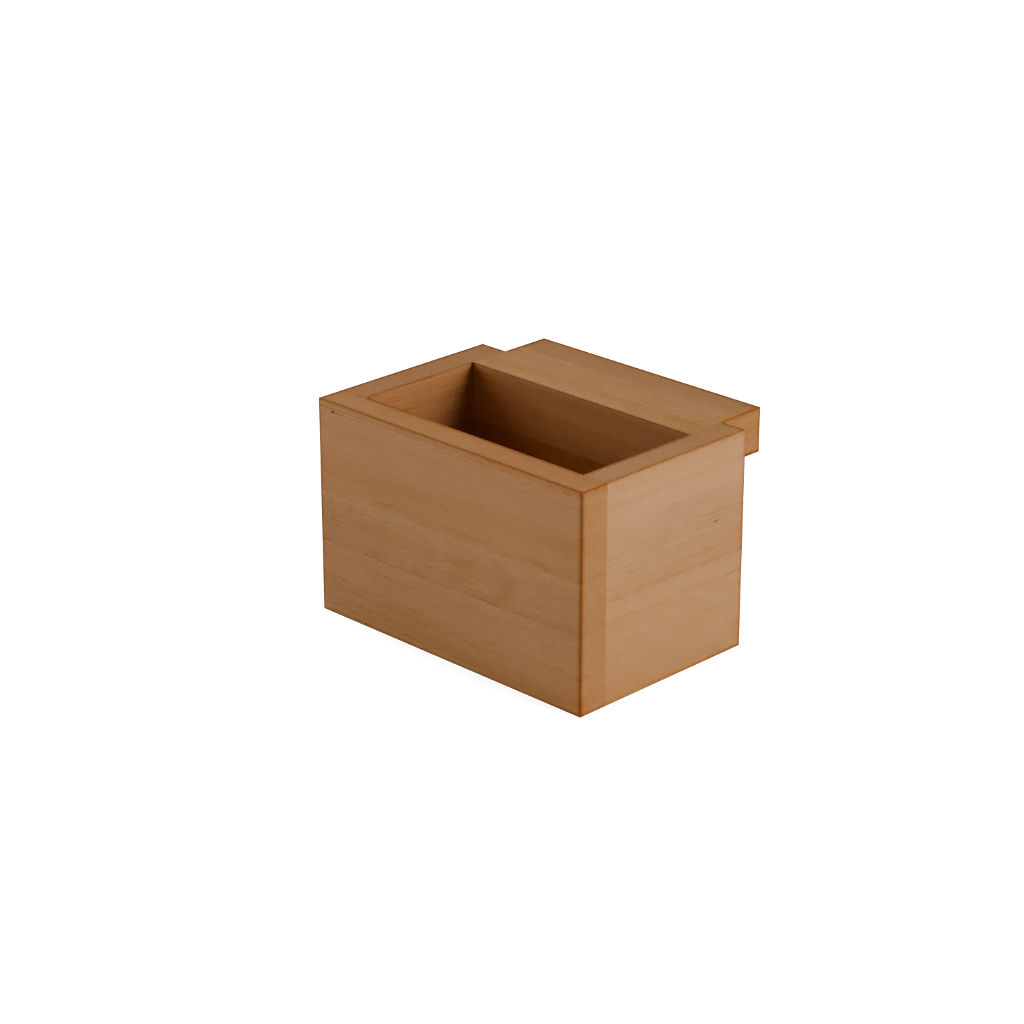 Schreibtisch Pureto Stiftablage B 11 x T 8,8 x H 7 cm (Buche)