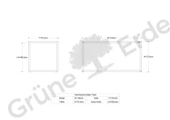 Schreibtisch Quint(Eiche, B140xT70xH72cm)