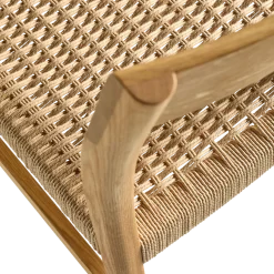 Set: 2 Stk. Stuhl Karim(Eiche, handgeflochtene Sitzfläche)