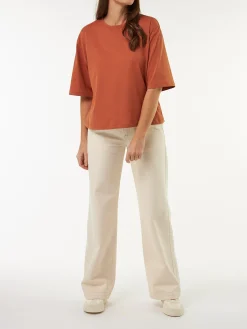 Shirt aus Bio Baumwolle(bernstein braun, S)