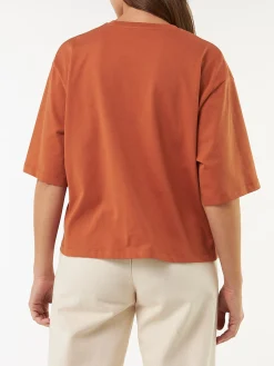 Shirt aus Bio Baumwolle(bernstein braun, S)