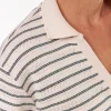 Shirt halbarm aus Bio Baumwolle(smaragd ajour ringel, S)