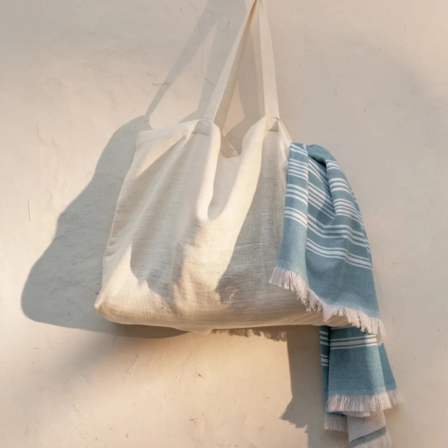 Shopper Ariana60 % Baumwolle/40 % Leinen, GOTS (nougat)