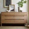 Sideboard Tenso B 135 x T 40 x H 73 cm(Kernbuche)