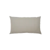Sofakissen-Überzug mit verdeckter Knopfleiste(Wollstoff Tano natur hell, 60 x 105 cm)