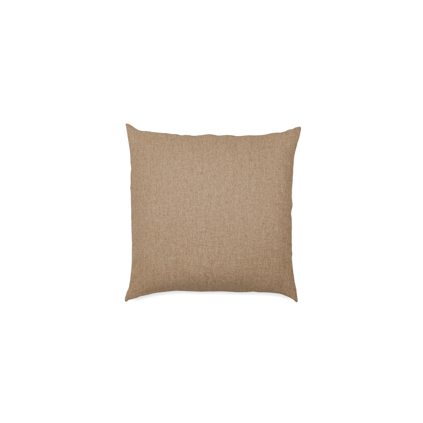 Sofakissen-Überzug mit verdeckter Knopfleiste(Wollstoff Elverum haselnuss, 50 x 50 cm)