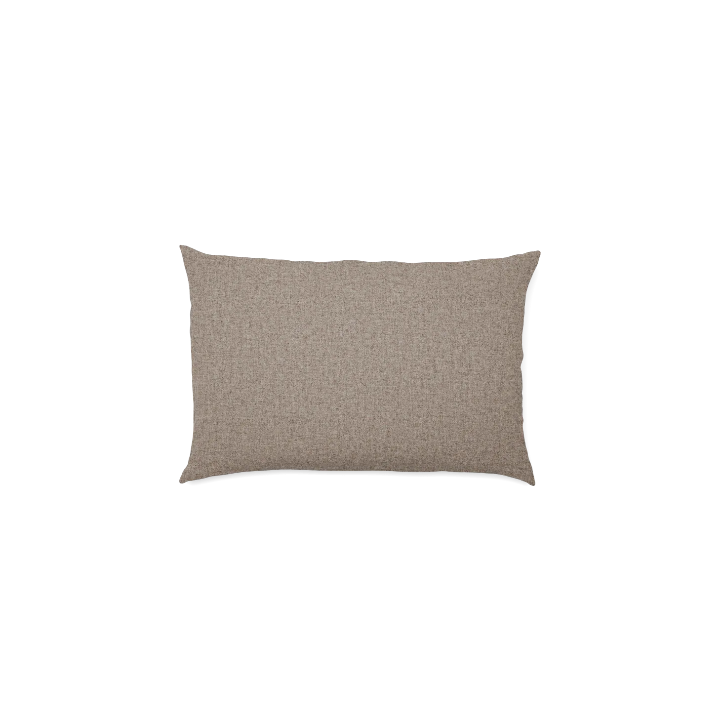 Sofakissen-Überzug mit verdeckter Knopfleiste(Wollstoff Tano natur, 55 x 80 cm)