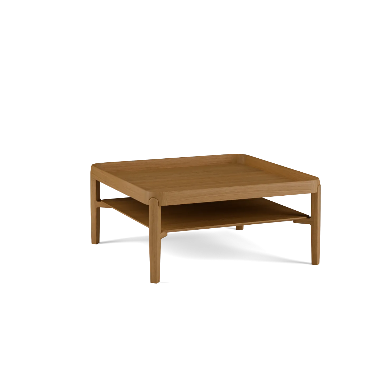 Sofatisch Alwy(Eiche, 80 x 80 cm)