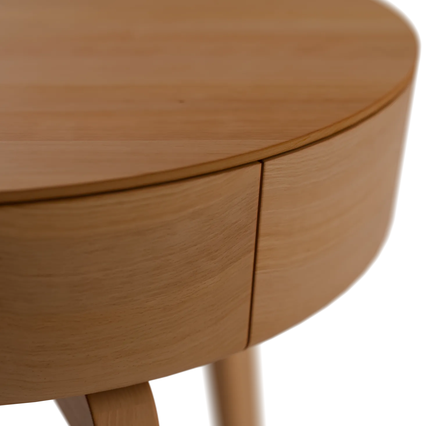 Sofatisch MitsuØ 80 cm, mit einer Schublade (Buche)