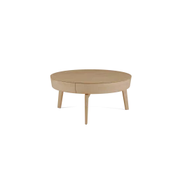 Sofatisch MitsuØ 80 cm, mit einer Schublade (Esche)