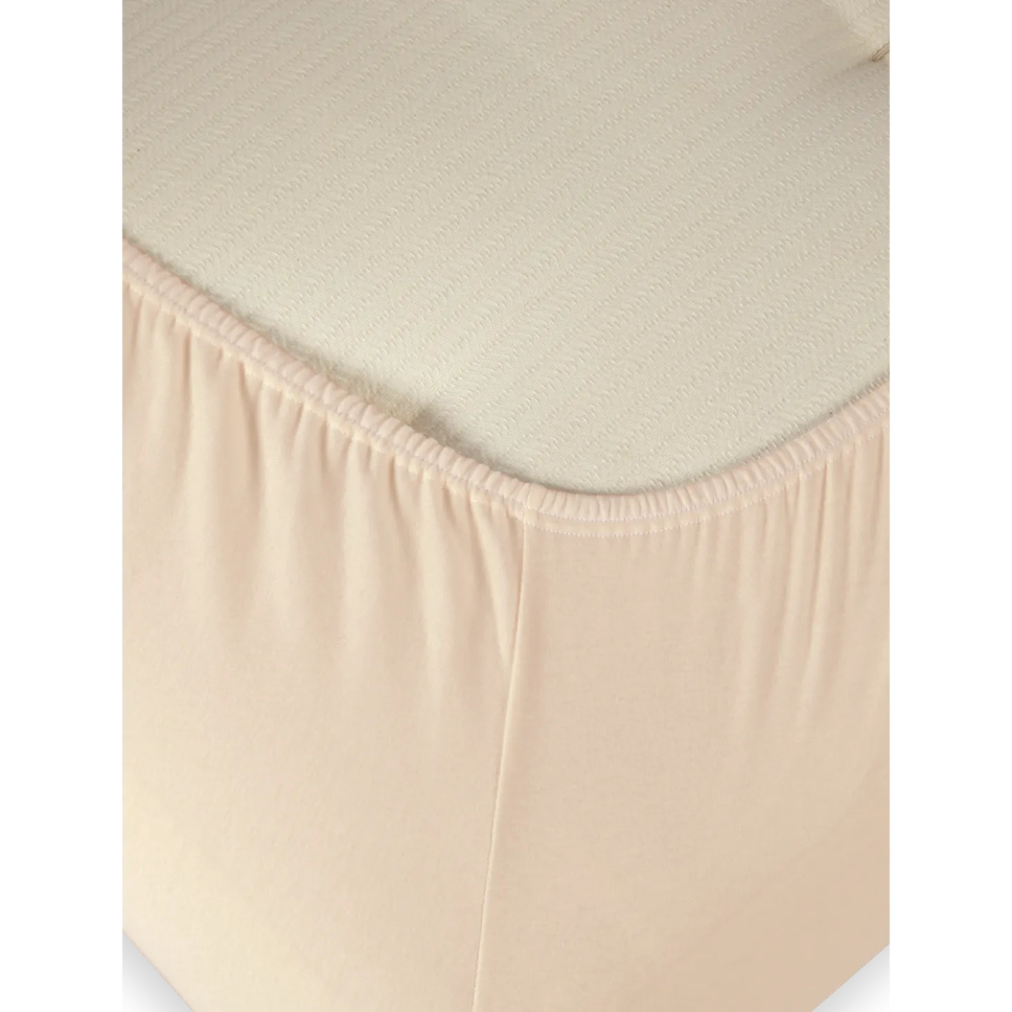 Spannleintuch Hannah100 % Baumwolle, Jersey, GOTS (sesam, 90/100 x 190/200 x 15/21 cm)