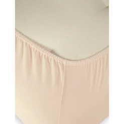 Spannleintuch Hannah100 % Baumwolle, Jersey, GOTS, NATURTEXTIL BEST (sesam, 90/100 x 190/200 x 15/21 cm)