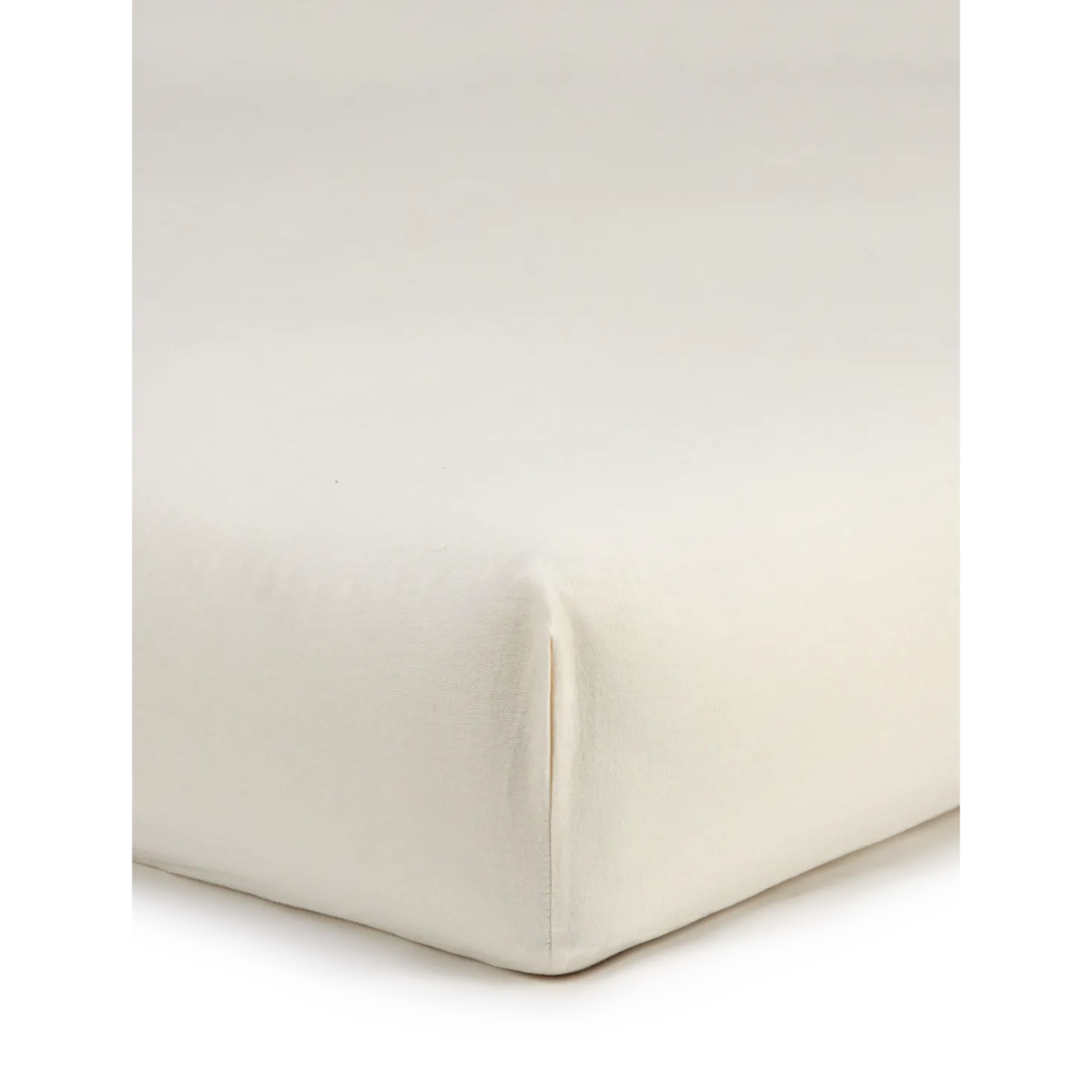 Spannleintuch Ilva100 % Baumwolle, Flanell, GOTS (natur hell, 90 x 200 x 19/22 cm)