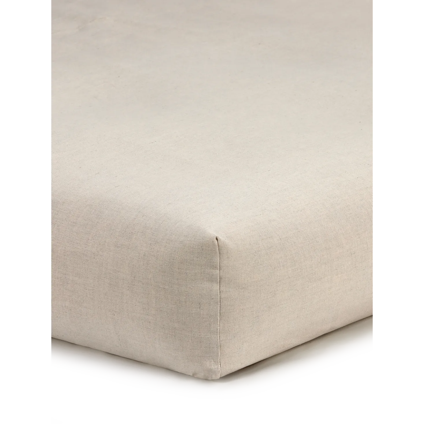 Spannleintuch Silvan60 % Leinen/40 % Baumwolle, GOTS (natur, 90 x 200 x 19 cm)