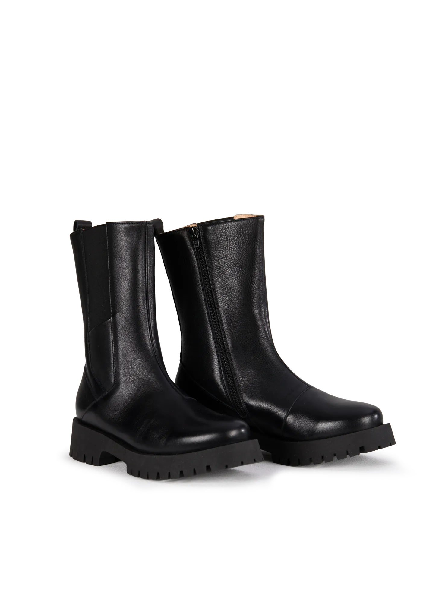 Stiefel aus Bio Leder(schwarz, 36)