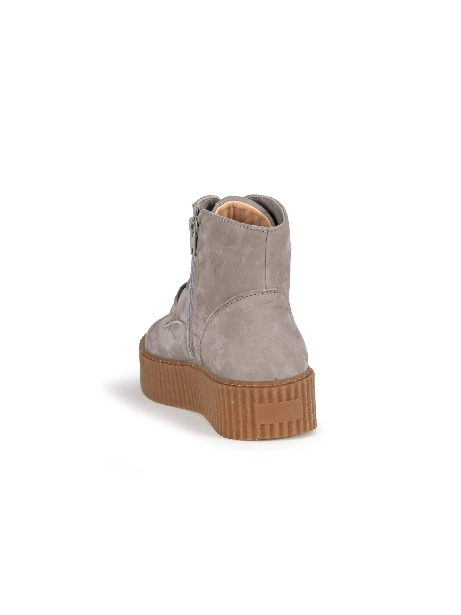 Stiefelette aus Bio Leder(hellgrau, 39)