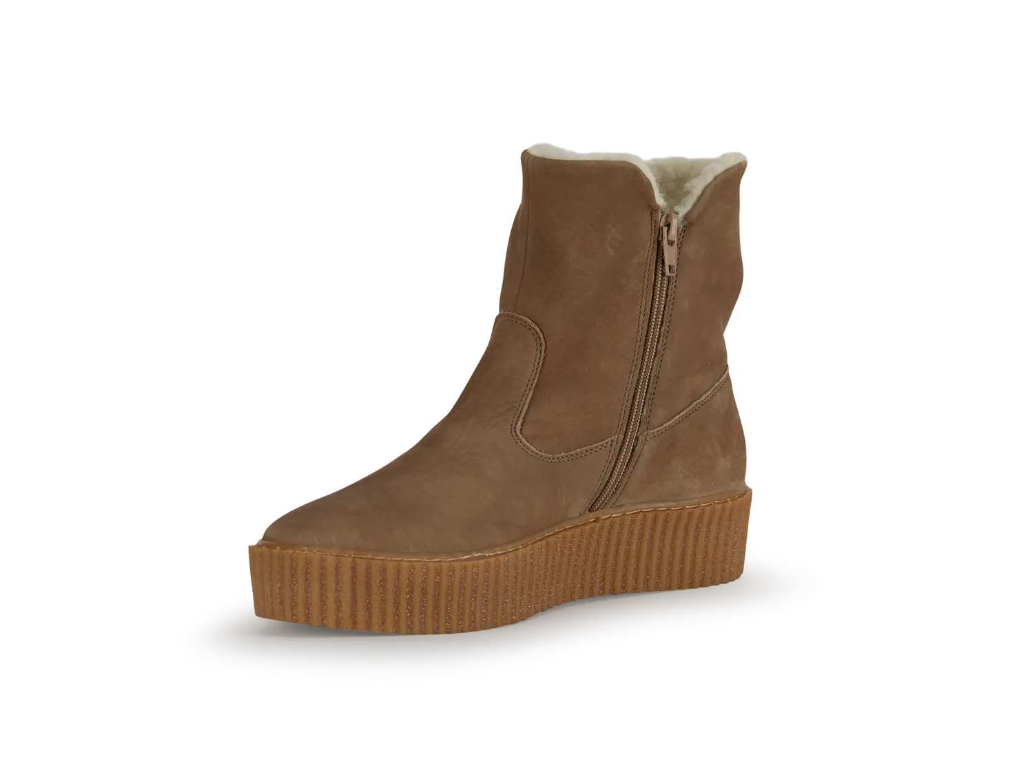 Stiefelette mit Wollfutter(biscuit, 36)