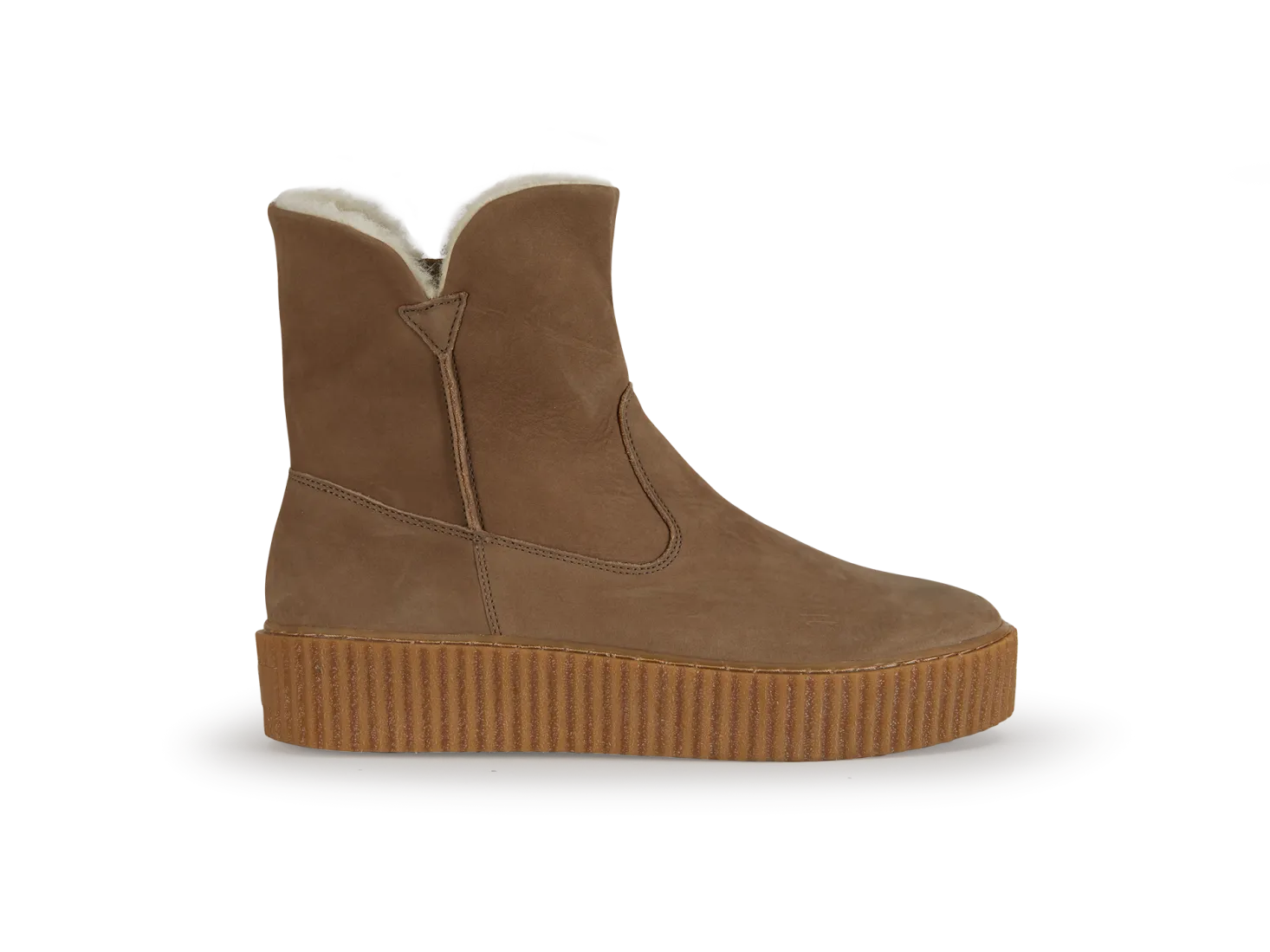 Stiefelette mit Wollfutter(biscuit, 36)