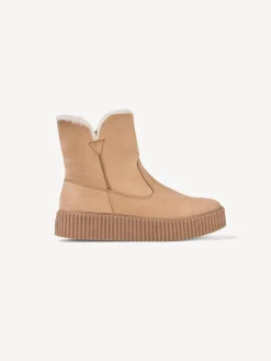 Stiefelette mit Wollfutter(sand, 37)