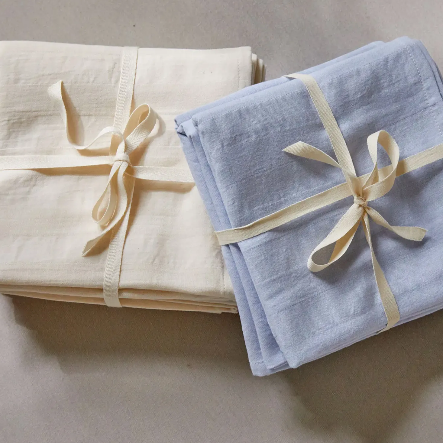 Stoffwindel-Set80 x 80 cm, 100 % Baumwolle, GOTS, NATURTEXTIL BEST (natur)