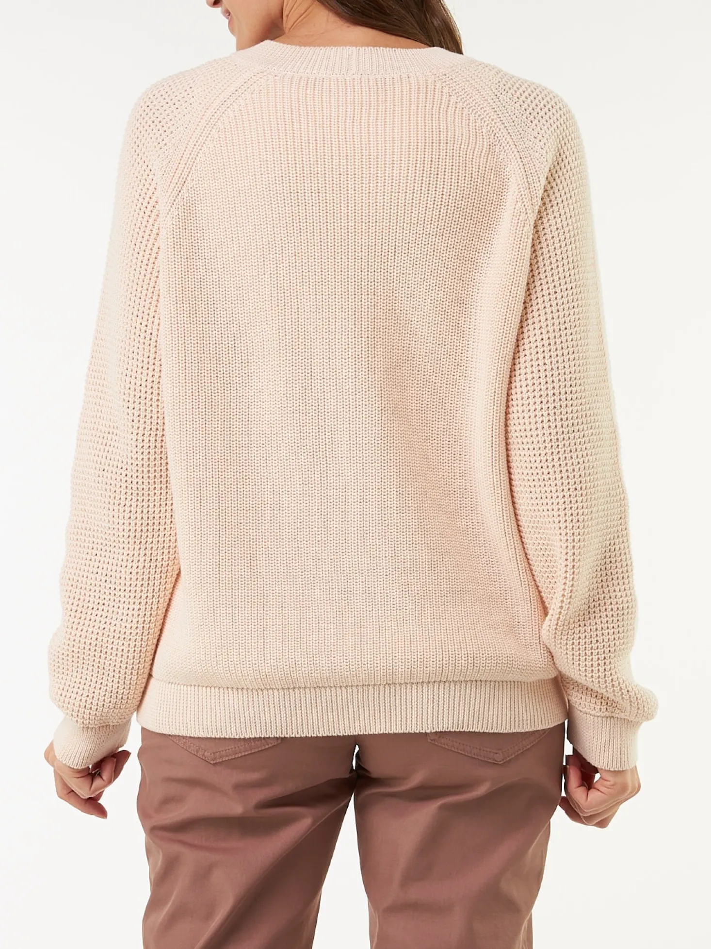 Strickjacke aus Bio Baumwolle(perlmutt mouliné, XS)