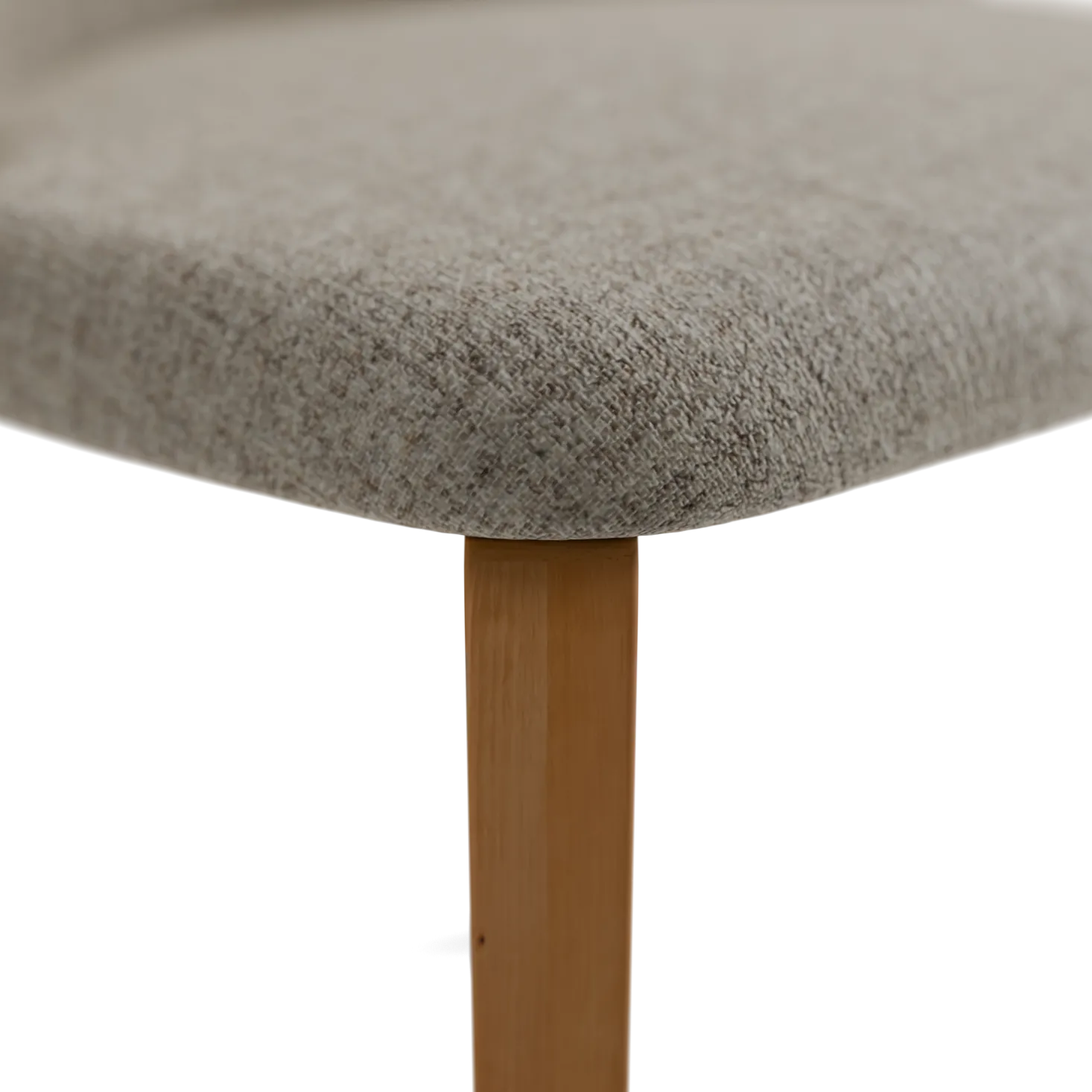 Stuhl Belmontmit Bezug (Wollstoff Tano natur hell, Buche)