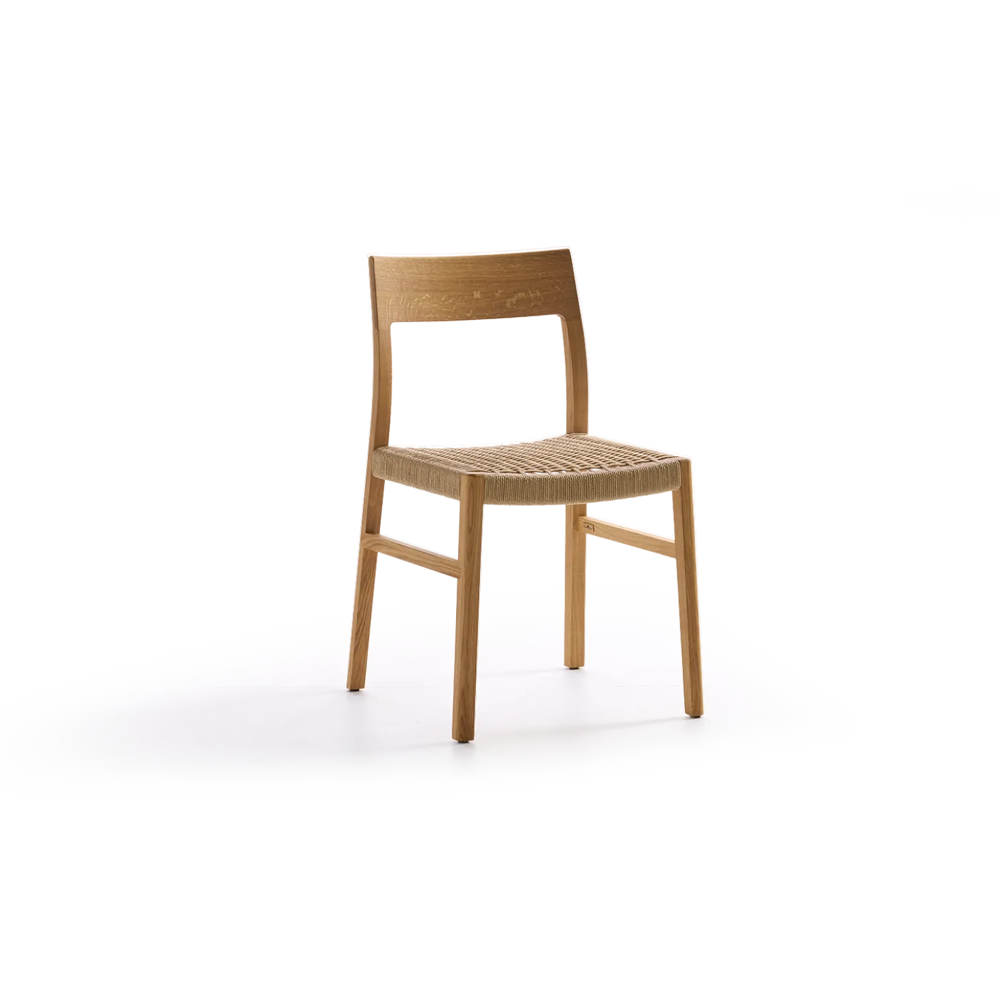 Stuhl Karim(Eiche, handgeflochtene Sitzfläche)