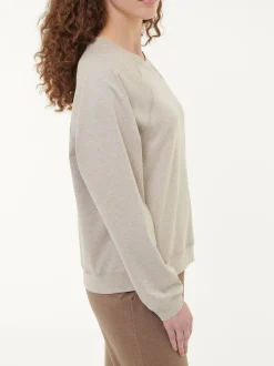 Sweatpullover aus Bio Baumwolle(stein melange, XS)