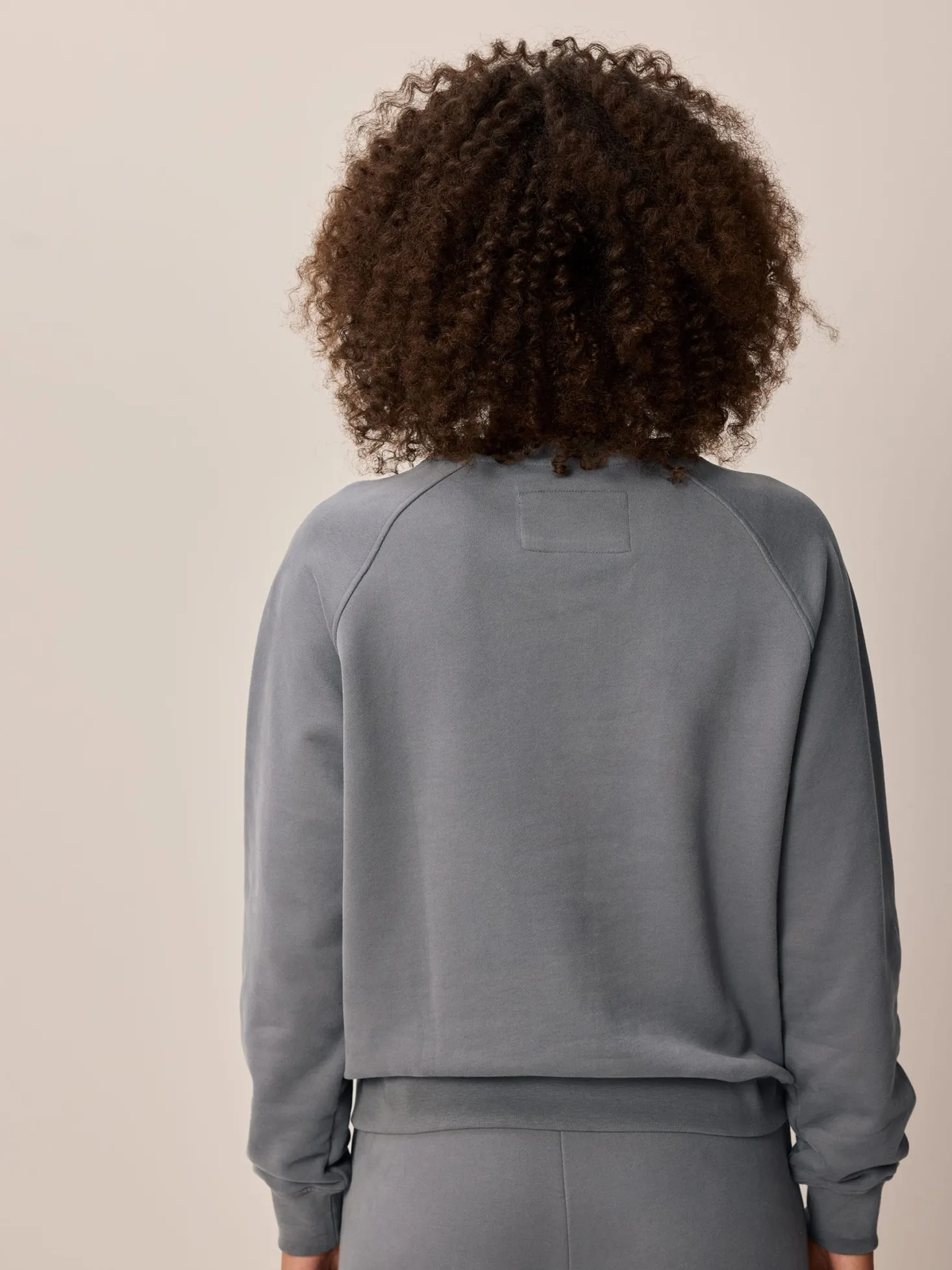Sweatshirt aus Bio Baumwolle(schiefer, S)