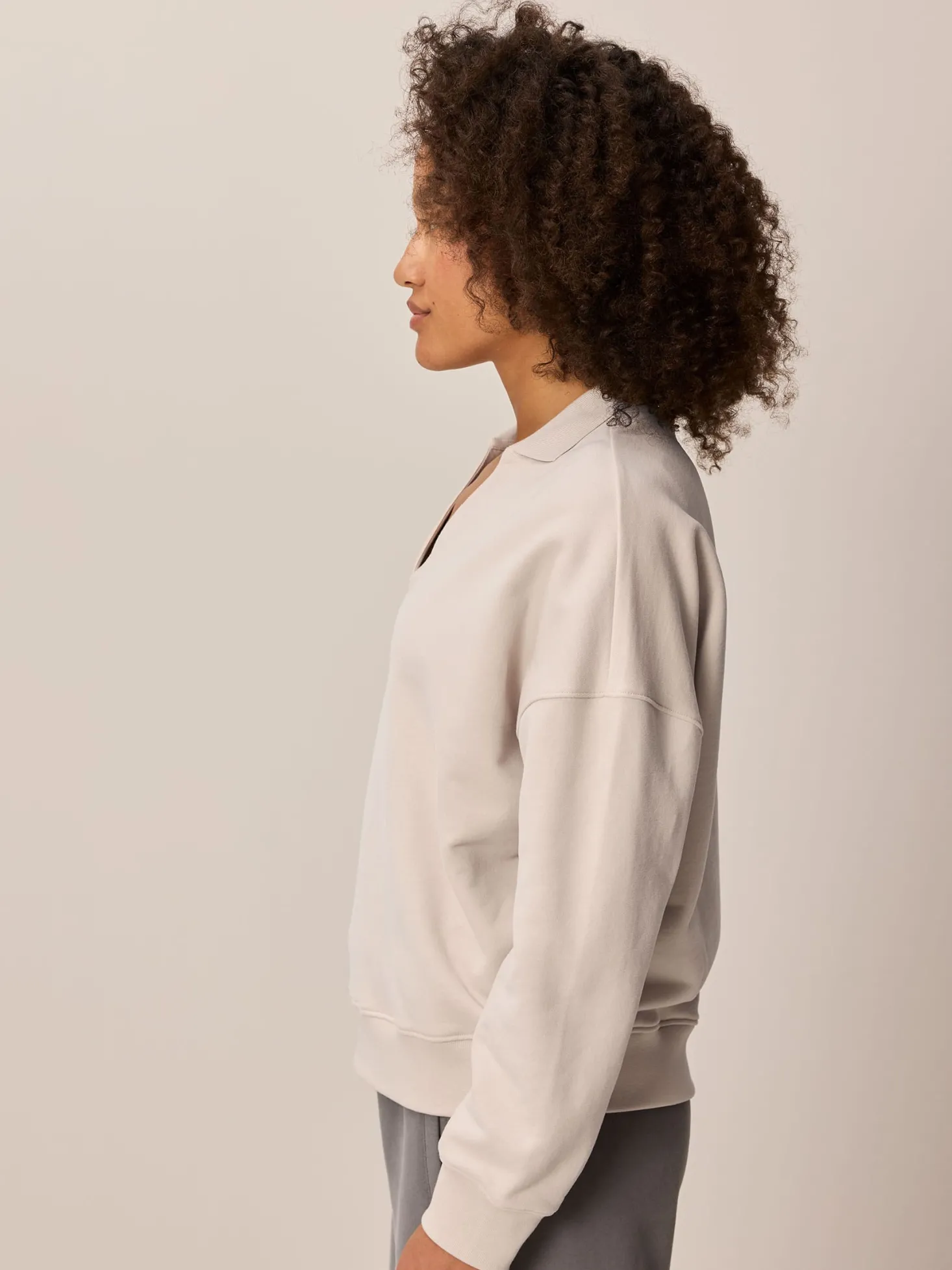 Sweatshirt aus Bio Baumwolle(stein, XS)
