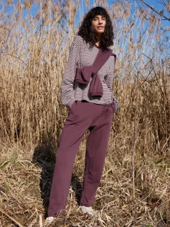 Sweatshirt aus Bio-Baumwolle(merlot, 40)