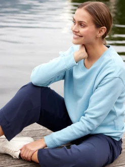 Sweatshirt aus Bio-Baumwolle(navy, 38)