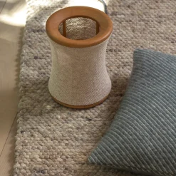 Tischleuchte Malla inkl.LeuchtmittelSchirm 100% Schafschurwolle (Eiche, 3D Strick Sand)
