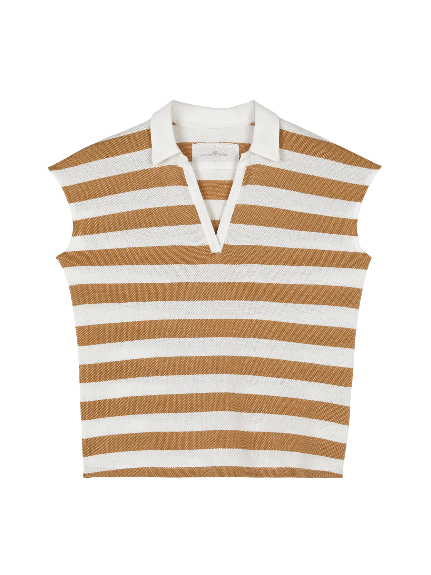 Top aus Bio Baumwolle(rattan/offwhite ringel, 38)